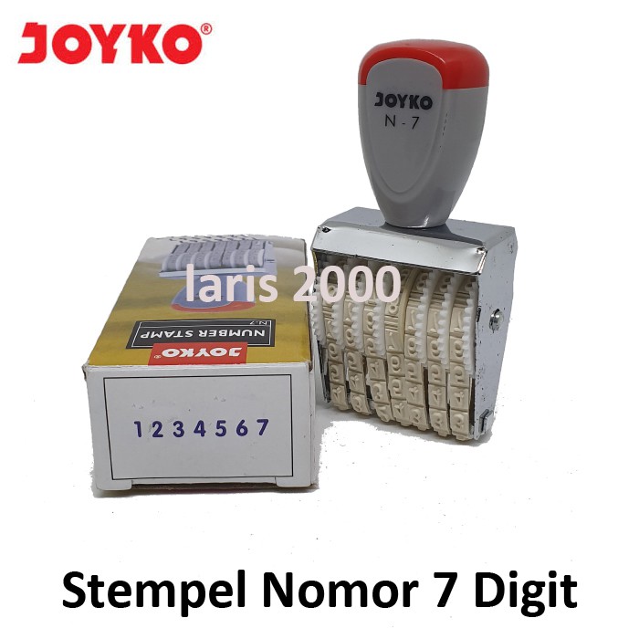 

Stempel Nomor 7 Digit N7 Joyko