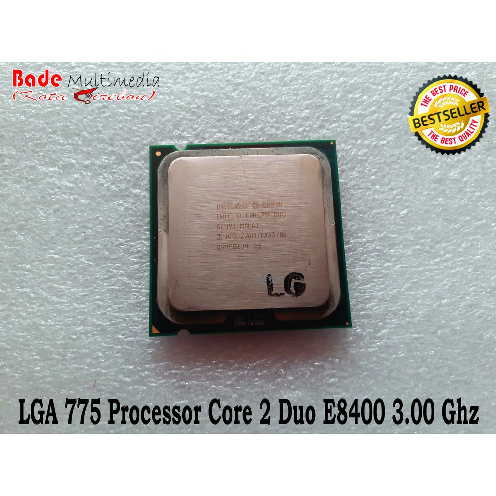 Processor Komputer CPU PC LGA 775 Core 2 Duo E8400 3.00 Ghz Intel