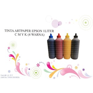 TINTA ARTPAPER EPSON 1LITER  C M Y K ( 4 WARNA )