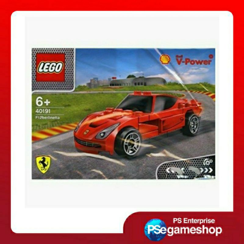 LEGO 2014 Koleksi Shell V-Power Baru Ferrari F12 Berlinetta 40191 Exclusive Sealed