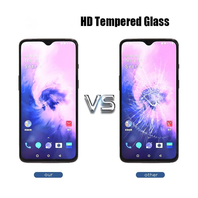 3pcs Pelindung Layar Tempered Glass 9h Untuk Oneplus 7t / 7pro / 7 / 7t Pro / 6t / 6 / 5t / 5 / 8 / 8pro / 9r