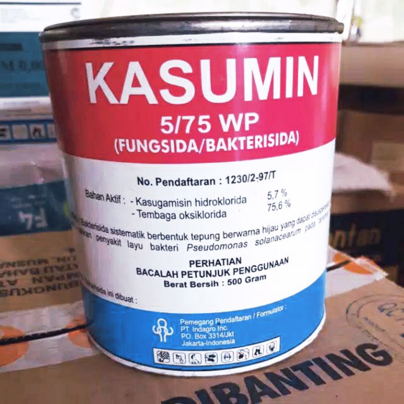 Fungisida dan bakterisida KASUMIN 5/75 WP FUNGISIDA / BAKTERISIDA