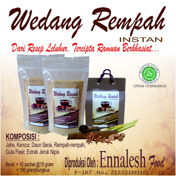 

Minuman Herbal WEDANG REMPAH Instan 150 Gram