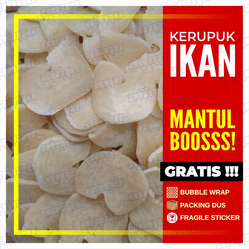 

KERUPUK IKAN Cap Bintang Mentah KRUPUK UDANG MENTE Super Istimewa Surya Asli Sidoarjo Kemasan 250 gr