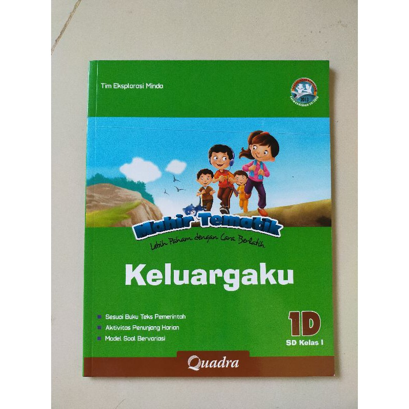 ORI satu paket buku mahir tematik K13 Quadra kelas 1 ABCD semester 1 edisi terbaru