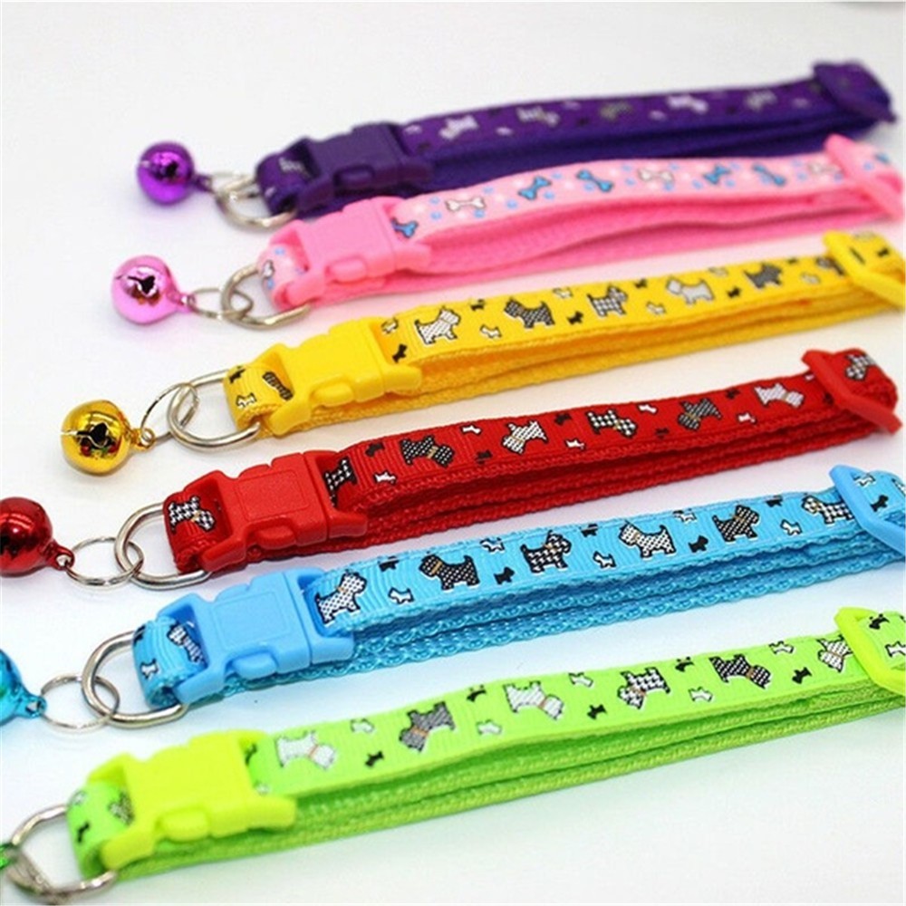 SUYOU Cute Dog Collar Puppy Kitten Necklace Cat Collars Pet Supplies Buckle Cat Accessories Adjustable Pendant