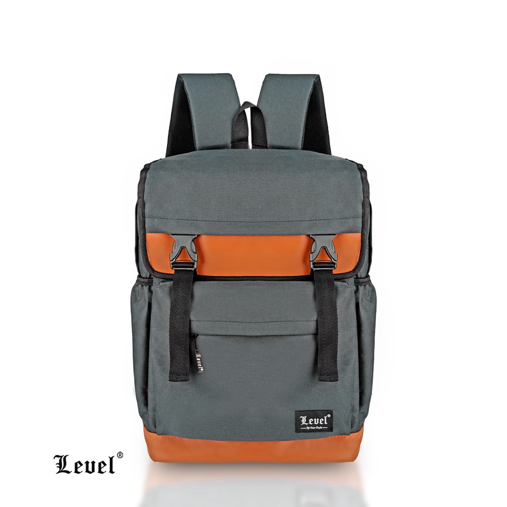 Fashionstoreku Tas Ransel Level CAVE Backpack Wanita Pria Tas Sekolah/Kuliah/Laptop