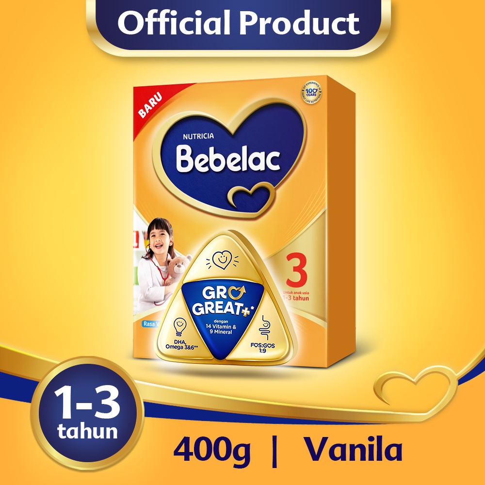 

BEBELAC 3 (1-3 THN) 400GR VANILLA