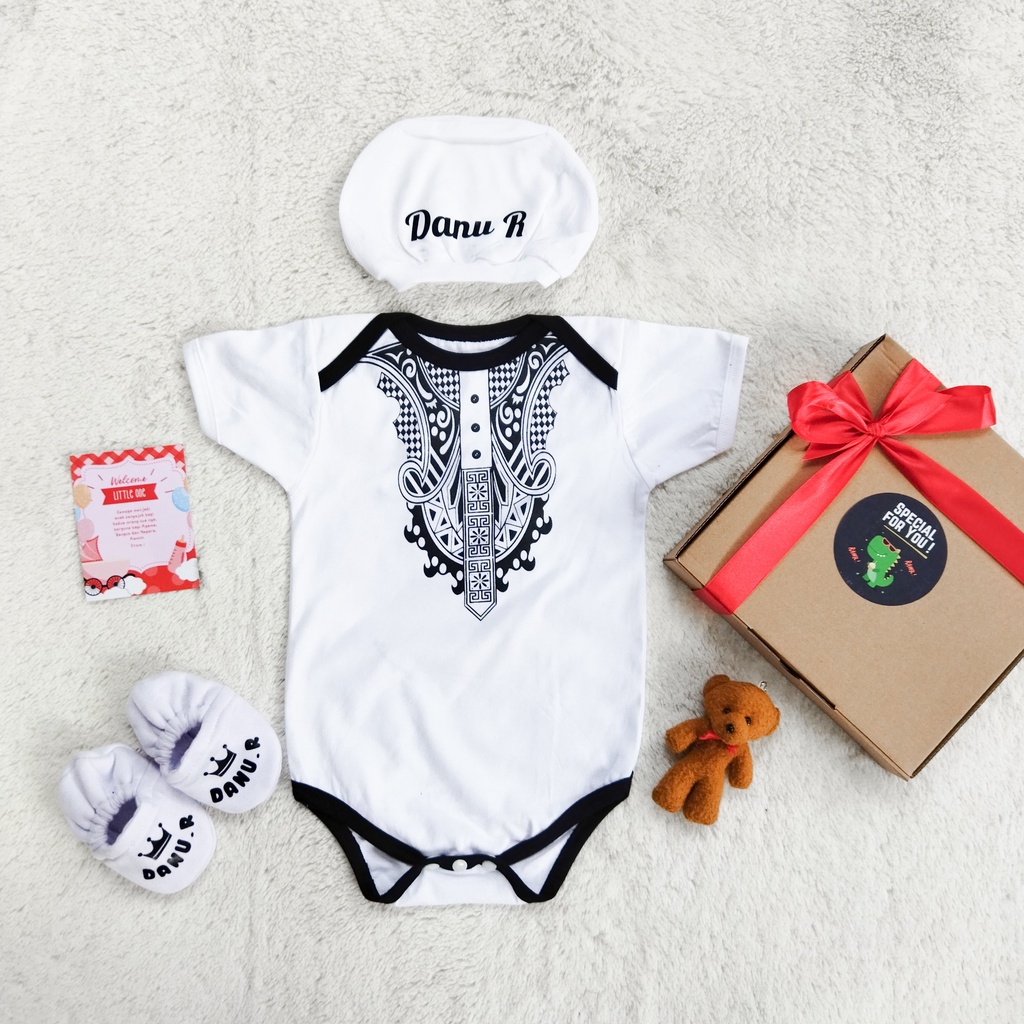 Hampers Baby Hadiah Kado Lahiran Bayi Baby Gift Set Custom Nama Bisa Bayi Perempuan Laki Laki Murah-4