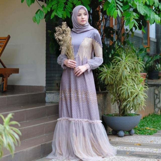 Nadia dress javina Grey S by javina.official