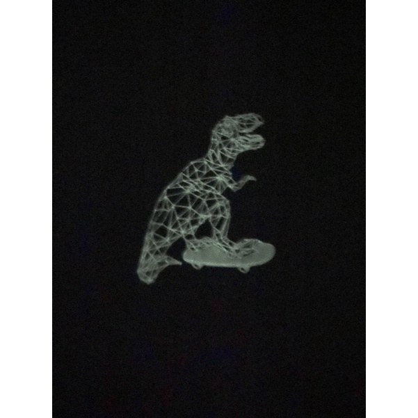 Singlet anak laki-laki GLOW IN THE DARK (T-REX) 1-10 tahun