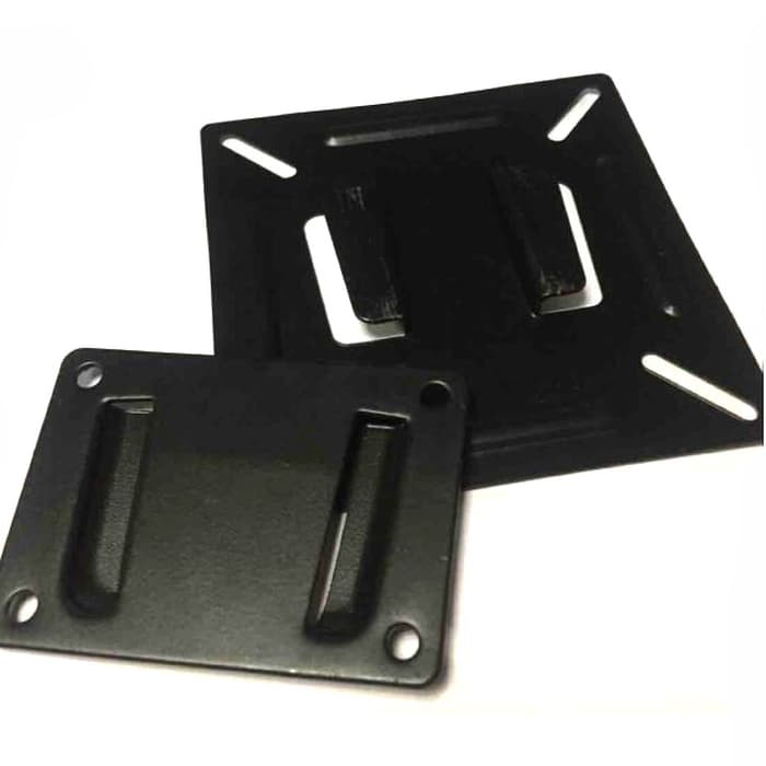 Promo Bracket TV Metal 75 x 75 Pitch untuk 14-22 Inch Monitor & TV - Hitam Murah Banget