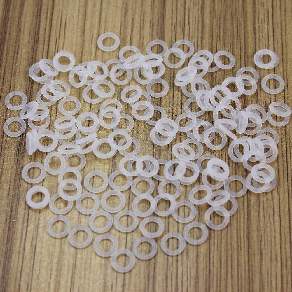 120Pcs Keycap O-Ring Karet Warna Putih untuk Cherry MX