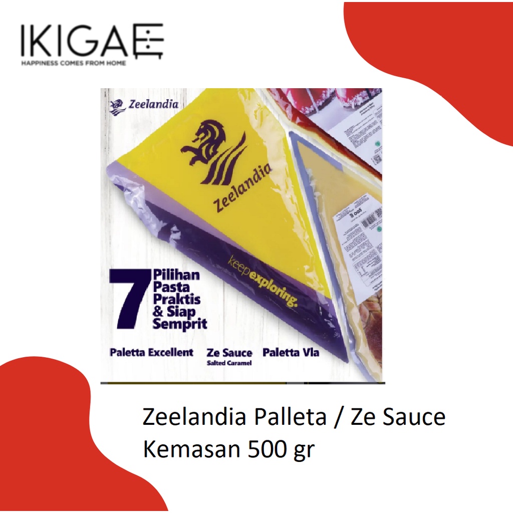 ZEELANDIA ZE SAUCE SALTED CARAMEL / TOPPING KARAMEL ASIN 500 GR