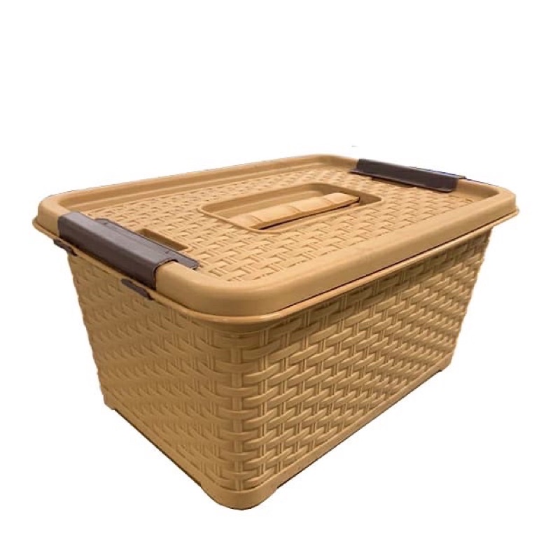 Storage Box Serbaguna, Merek: LOJI, Model: HX 0018128, Size: Large (Panjang 42 cm x Lebar 29.5 cm x 