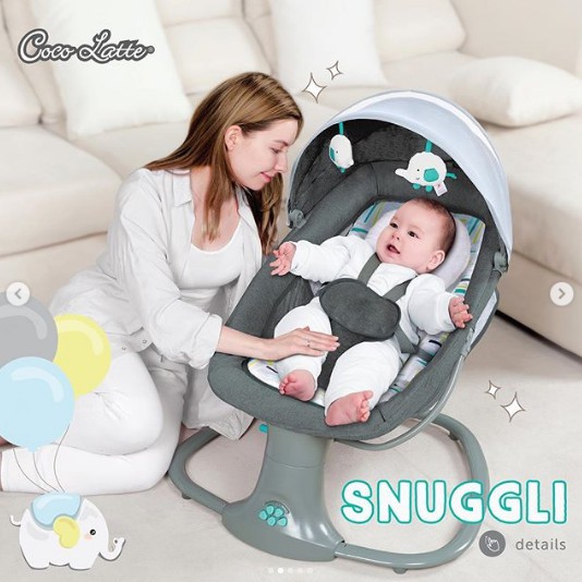 Makassar ! Cocolatte Snuggli 2.0 Premier Tom &amp; Jerry Swing Ayunan Bayi Elektrik / Bouncer Swing