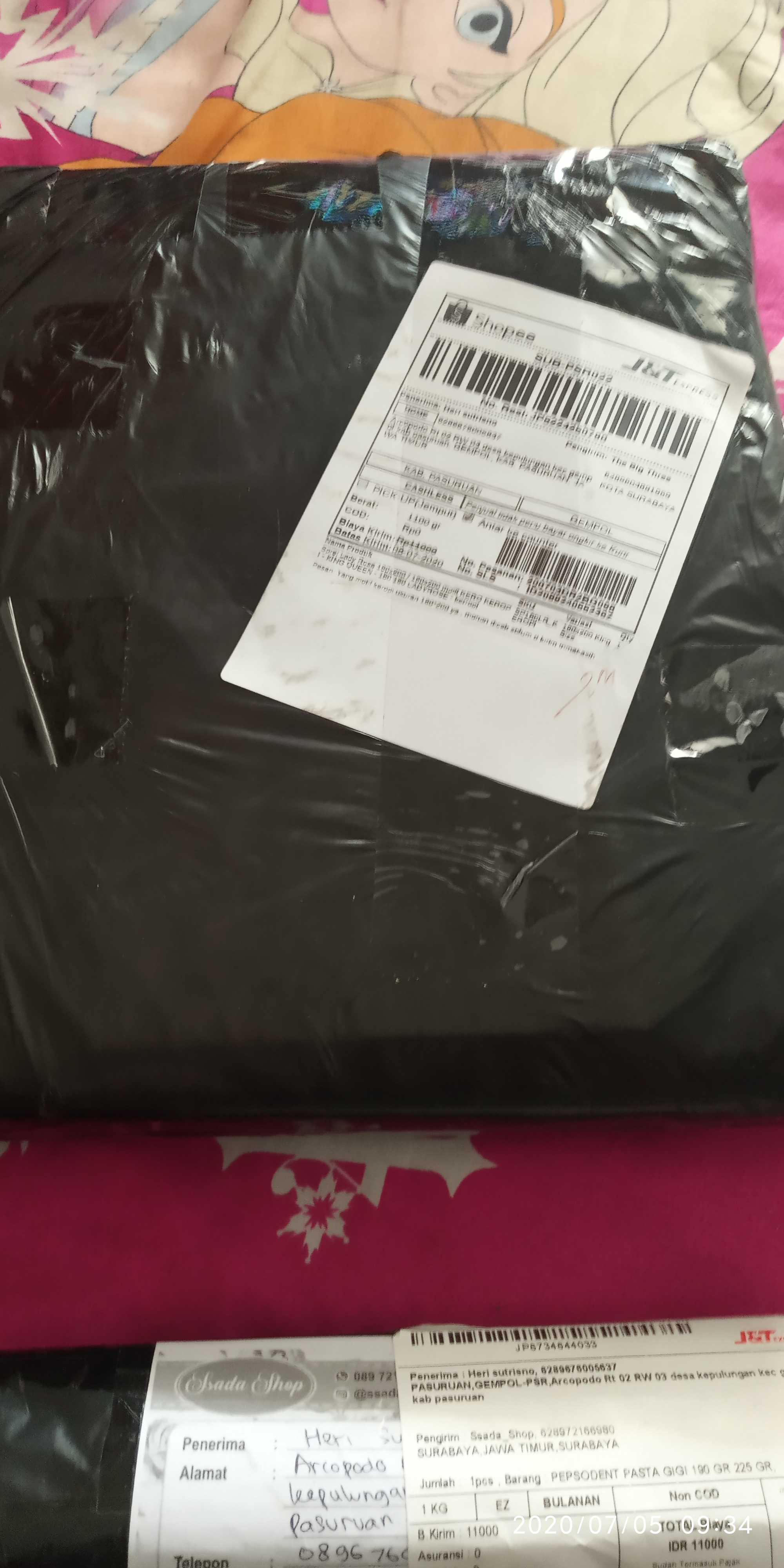 Sprei Lady Rose 180x200 / 160x200 Motif Kero Keropi Chef - King Queen - 180 160 Ladyrose Sp Kerropi