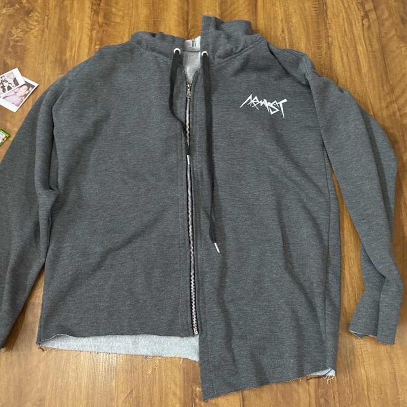 PRELOVED ARMYST Zip Up HOODY JUNGKOOK Hoodie Collection by BTS Jacket Black Grey WTS Want to Sell Un