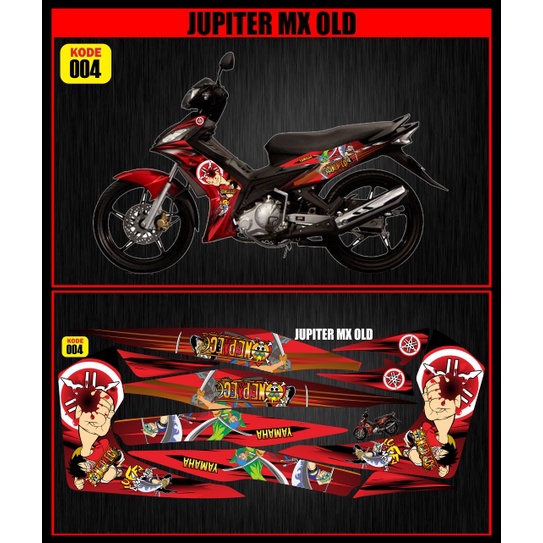 Jual STIKER VARIASI MOTOR YAMAHA JUPITER MX OLD ONEPIECE | Shopee Indonesia