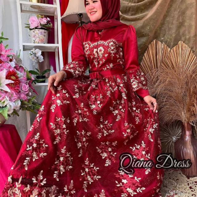 Gaun Pesta Mewah Medina Original Brand Pelangi Jaya