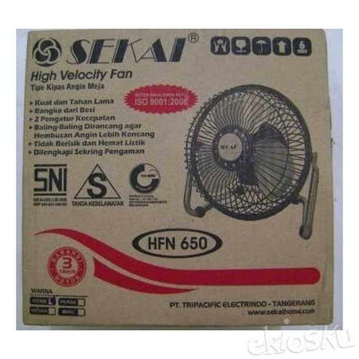 KIPAS ANGIN SEKAI HFN-650 6"