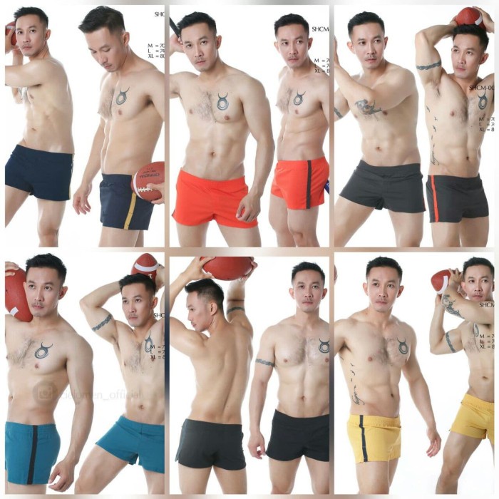 HOT PANTS SHCM-003 SEXY SENSUAL BOXER COWOK PRIA LAKI SHORT PANTS MURAH MERIAH