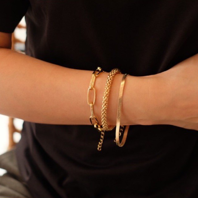 Lombardi set bracelets