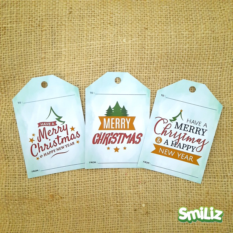 

Label Hang Tag |Kartu ucapan gantungan : Natal Christmas Lucu & Unik 2