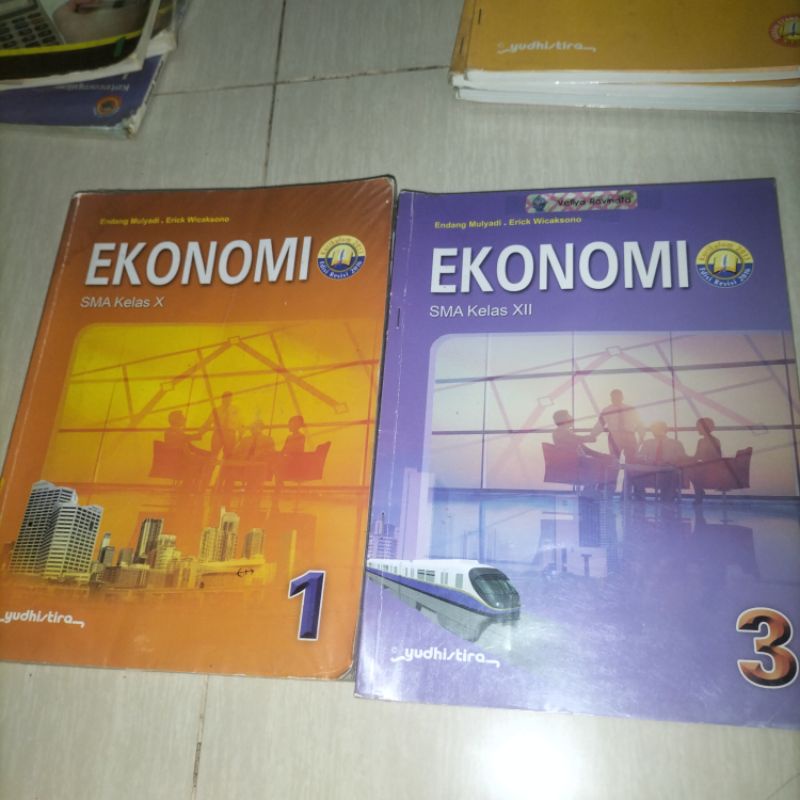 Buku Ekonomi yudistira SMA kelas 10 dan 12
