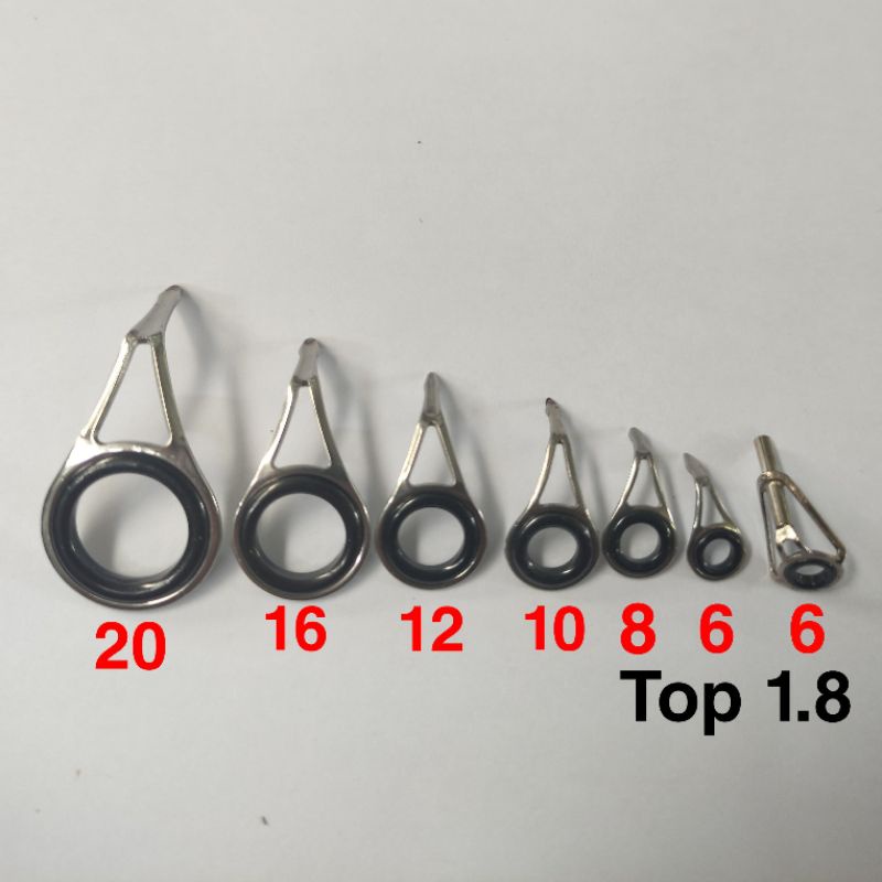 Ring Guide Rod UL Cincin Kolongan Joran Pancing Non Fuji Tanduk 6mm