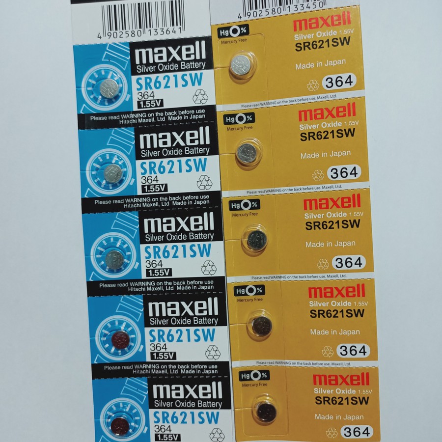 batre maxell SR 621 SW 364 Original battery jam tangan