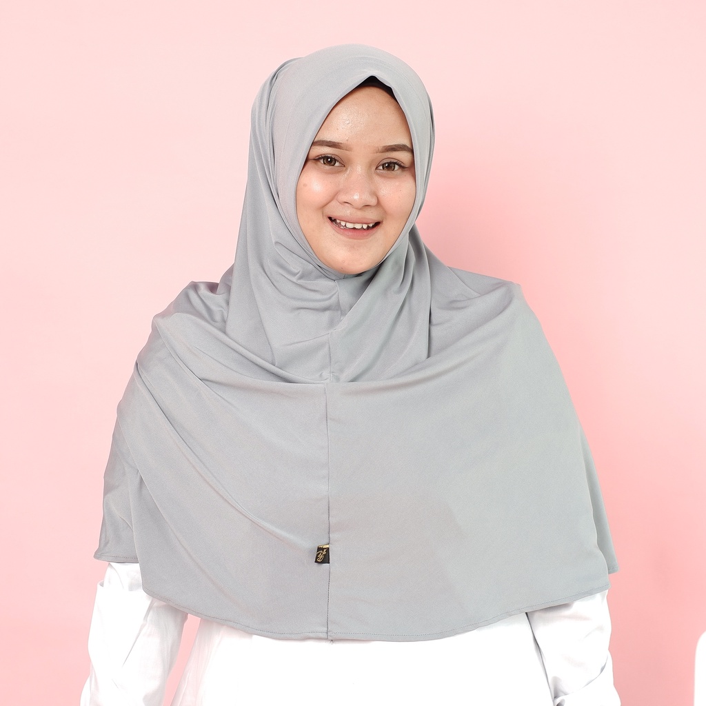 Koyu Hijab Bergo Jersey Premium Auliya Instan Panjang