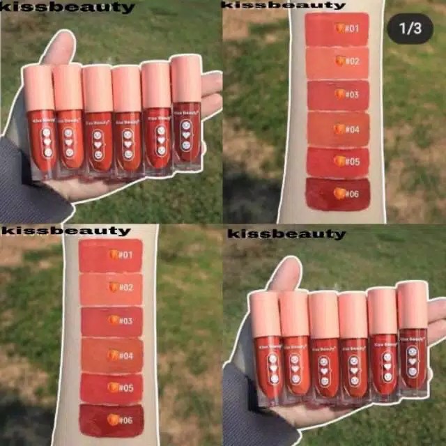 (CYBER) COD TERMURAH (Per Satuan) Kiss beauty silky velvet lipcream TERMURAH DAN TERLARIS