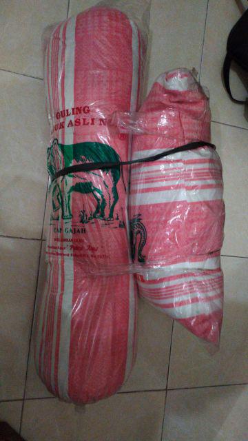 [gajah] Guling Kapuk Asli Cap Gajah Padat Tebal