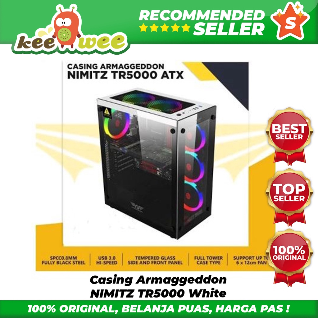 Casing Armaggeddon NIMITZ TR5000 White/Black