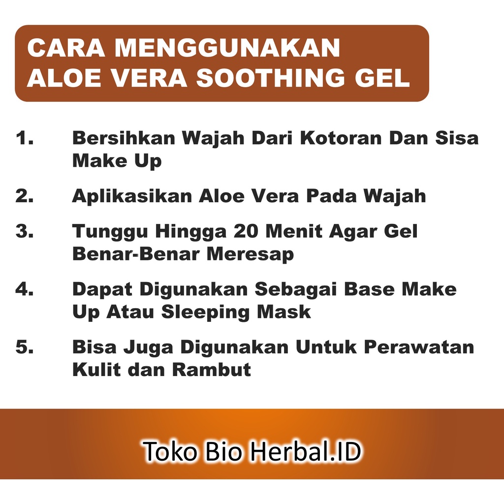 Lidah Buaya Aloe Vera Gel Original Pelembab Wajah Bibir Dan Kulit Kering B7P