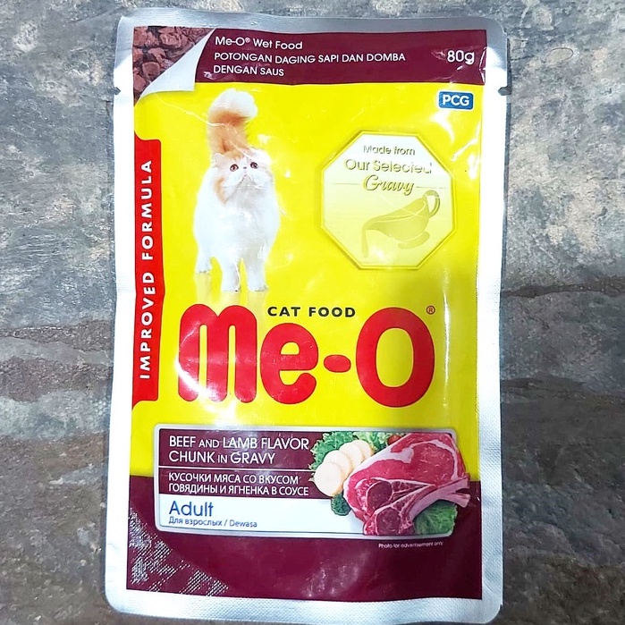 MAKANAN KUCING ADULT MEO POUCH 85gr ALL VARIANT