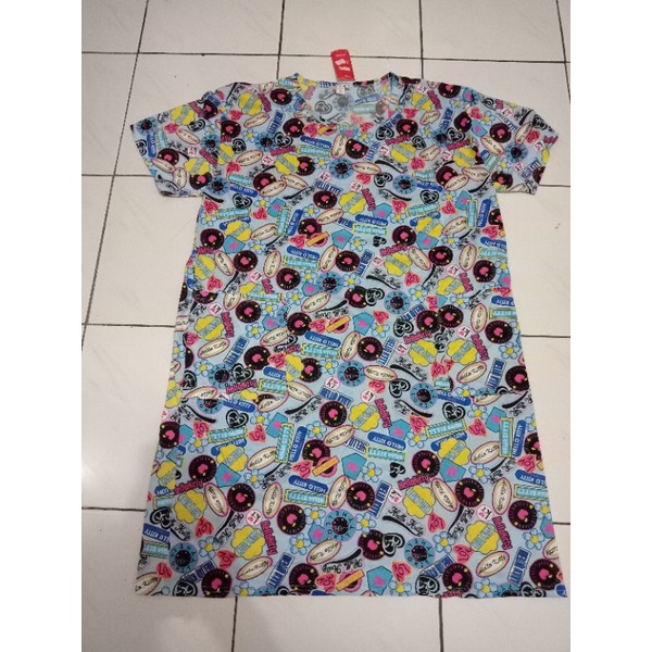 Daster jumbo kaos import