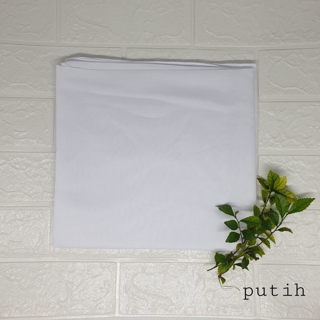 Hijab segi empat paris premium paris amour-White