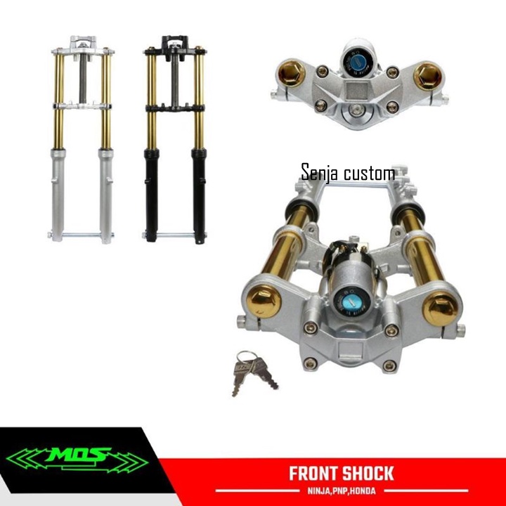 Shock depan Ninja as Gold dan As krom merk MOS juga ada yang pnp Honda CB gl mega pro Tiger