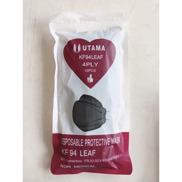 Masker KF94 Hitam Utama