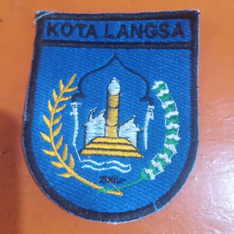 Bordir custom logo sekolah kwarda kwarcab nama