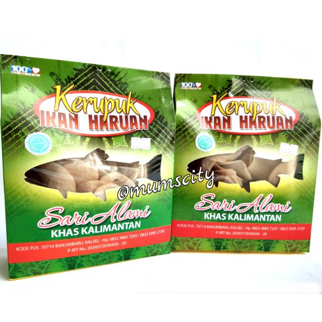 

Kerupuk Ikan Haruan Sari Alami - Kemasan Tas Karton
