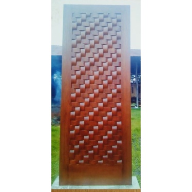 pintu motif kayu meranti oven