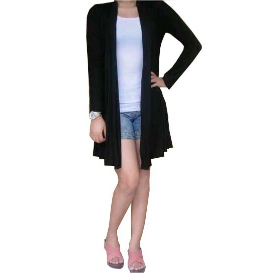 NHM Cardigan Fashion Wanita Pocket Banyak warna