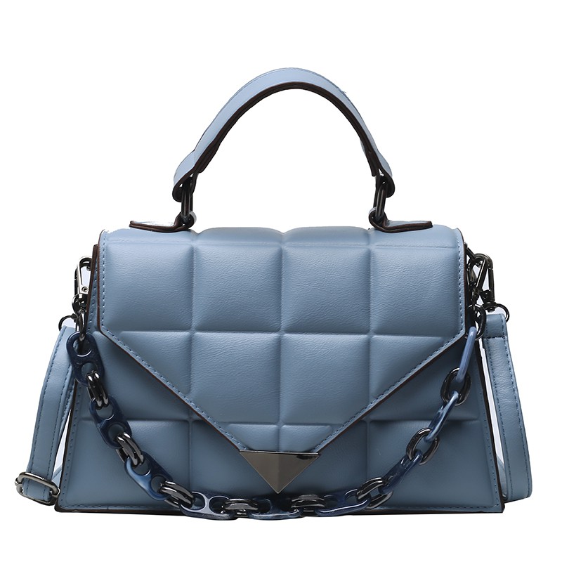 TAS IMPORT FASHION SELEMPANG 3676 PREMIUM RANTAI-BIRU