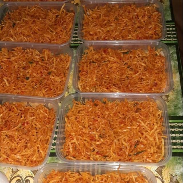 

Kentang mustofa pedas manis