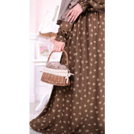 DITSY MARET ready soon riven choco size M bahan vister