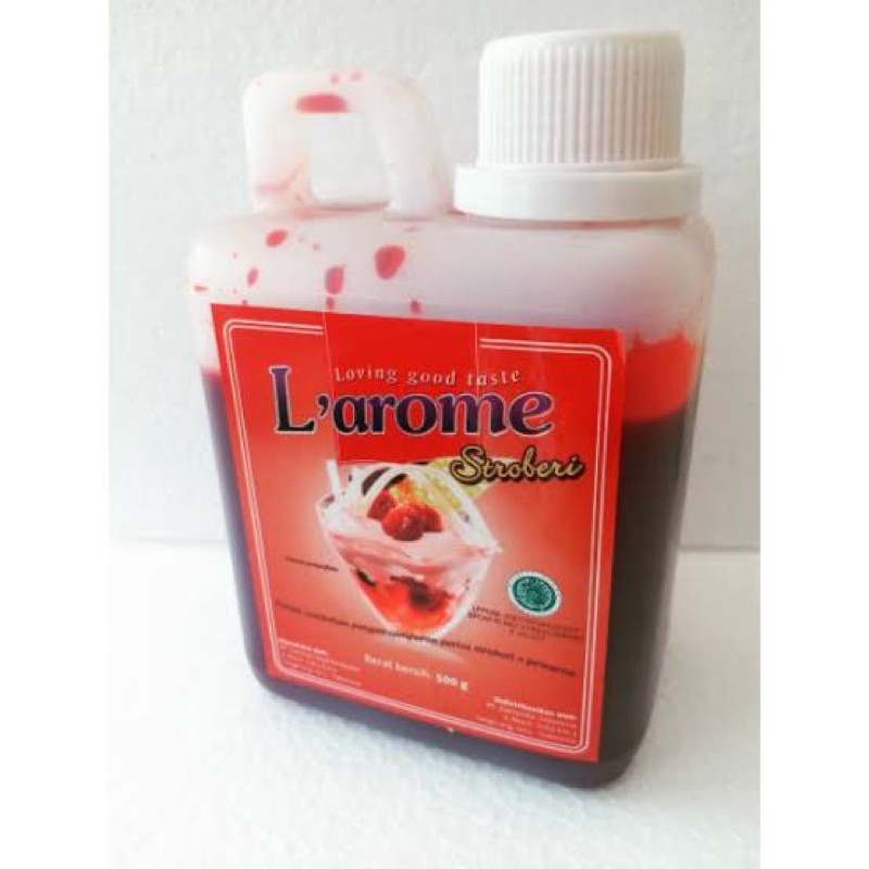 

Larome STRAWBEERY pasta 500G (Perisa Makanan L’arome)