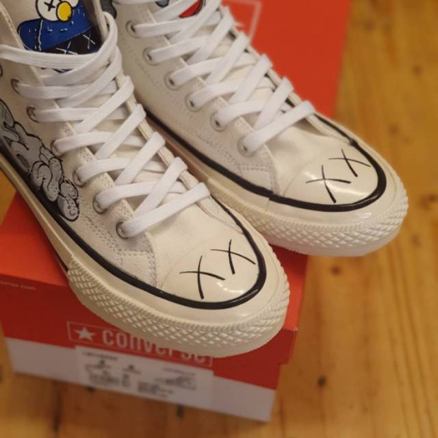 converse x kaws high